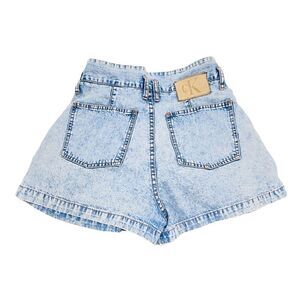 Vintage Calvin Klein Super High Waist Denim Jean Shorts Size 9